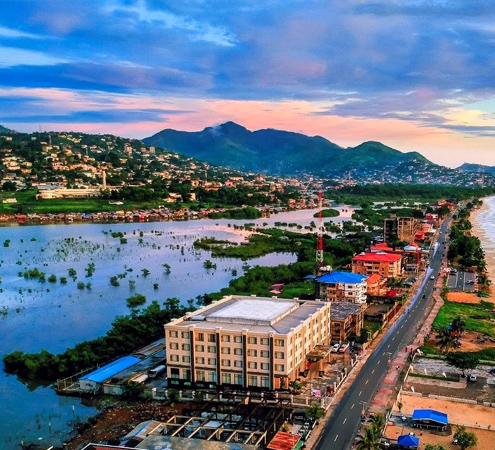 West African coastline